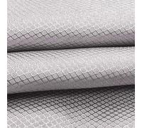 KSQP Tissu Faraday, Tissu de Blindage, Protection du Signal, Tissu Nickel Conducteur Cuivre Nickel Faraday, Anti-rayonnement pour WiFi Bluetooth GPS Largeur 1.1m,silver-7x1.1m