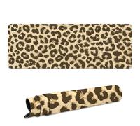 Ksriylm Grand Tapis de Souris De Jeu Coloré XL800 x 300mm étanche Base en Caoutchouc Antidérapante Tapis Ordinateur pour PC, Ordinateur Portable,Souris,Marron