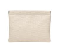 Ksriylm Pochette Maquillage en Cuir PU Tissé Délicat,Trousse de Maquillage Portable sans Fermeture Éclair à Fermeture,Femmes Voyage Mini Sac Cosmétique à la Étanche pour Ranger Les Cosmétiques,Berg