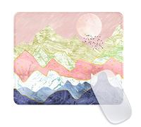 Ksriylm Tapis de Souris,Carré Grand Montagnes SéRie Mouse Pad Mousepad de personnalité avec Base en Caoutchouc Imperméable et Antidérapante Mousepad pour Bureau,Travail,Ordinateur,Maison