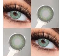 Ksseye 1 Paire De Lentilles De Contact De Couleur Naturelle Pour Les Yeux Lentilles D'élève Vertes Lentilles De Contact Cosmétiques Contacts Verts Nouveau Expédition Rapide.Insomnia Artist.0