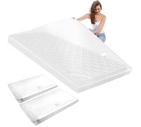 Kssvzz 220 x 100CM Sac de Rangement sous Vide pour Matelas, Lot de 2 220 x 100CM Housse Matelas de Compression, Compactor Rangement sous Vide pour Stockage à long terme et Déménagement