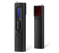 Kssvzz Detecteur Micro Espion, 4 en 1 Detecteur de Camera et Micro Espion, 5 Niveaux de Sensibilité Détecteur de Caméra Cachée, GPS Tracker pour Bureau, Hôtel, Maison