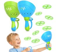 Kssvzz Jouets d'Extérieur Enfants 4 5 6 7 8 - Soucoupe Volante Launcher