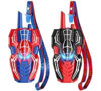 Kssvzz Spider Talkie Walkie Enfants, 2 Pièces Toki Walki Jouet Cadeau Garcon Fille 3 4 5 6 7 8 9 Ans, Jeux d'extérieur Enfant 3-12 Ans, Idée Cadeau Anniversaire Noël