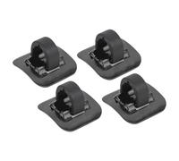 KSTE 4 Pcs Vélo Boucle De Frein, Cadre De Vélo Câble Tube Guide Guide Adaptateur Shifter Noir C Pinces De Câble avec Kit De Siège Fixe