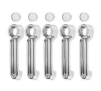 KSTE Accessories, 5pcs poignée de Porte Chrome de Voiture + arrière Couverture de Finition for J-e-e-p W-r-a-n-g-l-e-r de L-i-b-e-r-t-y D-o-d-g-e N-i-t-r-o