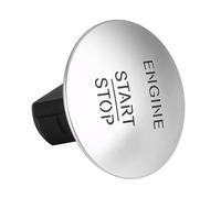 KSTE Bouton Démarrage, Bouton de Démarrage du Moteur Sans clé Interrupteur D'allumage Avec Verrouillage Sécurisé, Matériau en Plastique et Alliage Bouton D'arrêt du Moteur for 2215450