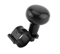 KSTE Bouton Volant, Voiture universelle noire Heavy Duty, volant, volant de manivelle, manette à billes