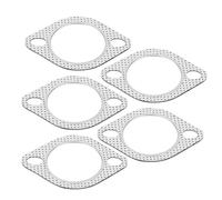 KSTE Joint D'échappement, 2.5" en Alliage d'aluminium d'échappement en-tête vers Le Bas Echappements Collecteur Bride Joint 2 Boulon