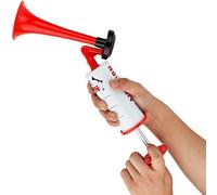 KSTE Klaxon à Air Manuel, Corne de Brume Portative en Aluminium, Avertisseur Sonore à Main pour Bateau Stade Alarme Incendie, Trompe à Air Comprimé Sport Camping Sécurité
