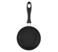 KSTE Poele Petite, Mini poêle à Frire Portable avec poignée Soft-Touch, petite cuisinière ménagère for uf poché