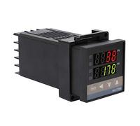 KSTE Regulateur De Temperature, 0 1300 Alarme REX-C100 PID LED numérique Régulateur de température Thermostat Kit AC110V-240V