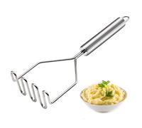 KSTEU Presse Purée, presse-purée manuel en acier inoxydable ,ustensile de cuisine Broyeur de Fruits et Légumes, Idéal pour la purée de pommes de terre, le guacamole ,légumes, pommes de terre, beurre