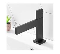 Ksunun Robinet de salle de bain cascade, robinet d'évier de salle de bain à poignée unique, robinet mitigeur de lavabo, robinet large pour évier de salle de bain, robinets de salle de bain modernes