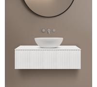 Ksuro 02 plan de travail suspendu 100.3x46.9 cm blanc 53004000