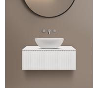 Ksuro 02 plan de travail suspendu 80.3x46.9 cm blanc 53003000