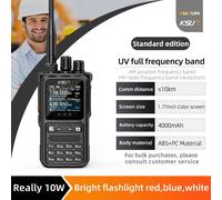 KSUT UV110D talkie-walkie longue portée 10W puissant émetteur-récepteur professionnel Stations de Radio amateur toutes bandes programme d'application Blue-tooth - Type UV110D Standard 1pcs