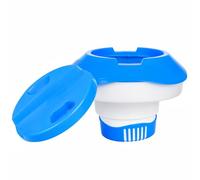 Ksvaye 8 Pouces Flotteur de Piscine Distributeur Flottant Faltbares Distributeur de Chlore Flottant Diffuseur Flottant pour Piscines, Spas, Parc Aquatique, Bains à remous et Fontaines