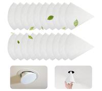 Ksvaye Lot de 20 Filtres Coniques DN 125-8mm D'épaisseur G4 Tapis Filtrant pour Systèmes de Ventilation - Compatible Zehnder/Helios/Nibe/LWZ/Wolf/Stiebel Eltron/Vaillant/Maico/Pluggit