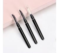 Ksvsonrvi Lot De 3 Mini Pinceaux À Sourcils, Pinceaux À Cils, Pinceaux À Lèvres Avec Capuchon, Baguettes À Mascara, Pinceaux À Rouge À Lèvres, Pinceaux De Maquillage Applicateurs