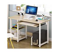 ksxnkhk Bureau Bureau d'ordinateur spacieux, Table de Bureau avec Espace de Rangement, Bureau en Bois pour Poste de Travail à Domicile