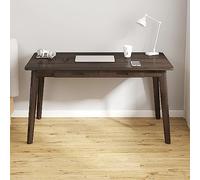 ksxnkhk Bureau en Bois avec 2 tiroirs, Poste de Travail à Domicile, Bureau d'ordinateur Simple, Table de Travail PC, Table de Travail Robuste pour Chambre et Bureau (100 x 55 x 72 cm, CAF
