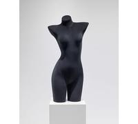 ksxnkhk Buste de Mannequin Femme Demi-Corps pour Lingerie, présentoir de vêtements, vitrine de Magasin/Photographie/Magasin (Noir sans Support)