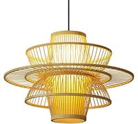 ksxnkhk Grand Abat-Jour en Osier pour Lampe Suspendue, Style côtier, idéal pour Un Restaurant ou Un Plafond