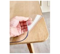 ksxnkhk Housse de Protection antidérapante en PVC, Multi-Tailles, épaisseur 1,5 mm, 30,5 x 50,8 cm, pour Table Basse, Bureau, Salle à Manger, Meubles