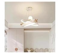 ksxnkhk Lampes d'avion, lustres Modernes à LED pour Chambre d'enfant, Simple et créatif, pour Chambre de bébé, Petit garçon ou Fille, décoration d'intérieur (crème, 3 Couleurs)