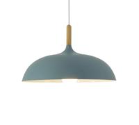 ksxnkhk Luminaire, avec Finition en Bois de chêne et Fer, Lustre élégant à la française, Abat-Jour décoratif, Lampe Suspendue pour Cuisine, Salon, Salle à Manger, Ampoules Non incluses, BL