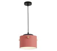 ksxnkhk Luminaires Roses avec Finition en Bois de chêne et Fer, Lanterne, Lustre coloré, lumières suspendues pour Chambre d'enfant, Abat-Jour élégant et créatif, éclairage de Chevet de cha