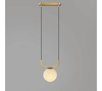 ksxnkhk Lustre Chinois de Luxe en Verre, Forme Nuage, luminaire Suspendu pour Salon, Salle à Manger, Chambre à Coucher, luminaires LED en cuivre