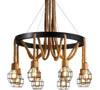 ksxnkhk Lustre de Ferme Compatible avec Les salles à Manger, luminaires rustiques, Grande Roue de Chariot Ronde, Salle à Manger contemporaine