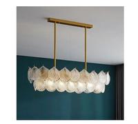 ksxnkhk Lustre de Salon, Style postmoderne Italien, luminaire de Luxe en Verre, idéal pour Une Chambre, Une Salle à Manger, Un Salon ou Un Couloir.