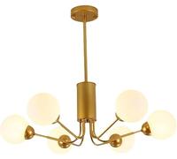 ksxnkhk Lustre en Cristal de Luxe à Fleurs pour Filles, pour Chambre à Coucher, doré, Nordique, Moderne, Floral, Grand Plafond, Suspension, îlot de Cuisine, Lampe Suspendue, Salon, Salle à