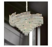 ksxnkhk Lustre en Cristal de Luxe créatif de Style européen, luminaire Suspendu pour Restaurant, Salle à Manger, Salon, hôtel, Style Vintage