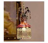 ksxnkhk Lustre en Cristal français de Style rétro, Style Luxueux, idéal pour Une Chambre à Coucher, Un Chevet, Un Porche, Un Couloir, Un Balcon ou Un Balcon.