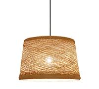 ksxnkhk Lustre en métal Ficelle d'europe du Nord Les lumières décoratives du Wabi-sabi L'abat-Jour de Lanterne Antique évidé pour l'éclairage tissé à la Main utilisé pour la Suspension au