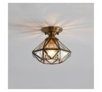 ksxnkhk Lustre en Verre à Bulles en Laiton, Suspension en Forme de Goutte d'eau avec Abat-Jour en Verre translucide, Style Minimaliste, Suspension