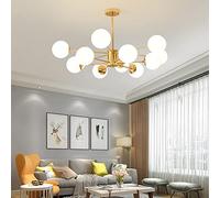 ksxnkhk Lustre, Lot de 1/2/3, luminaires Suspendus Style loft rétro E-dison, Style Steampunk, Style Industriel Vintage, Lampe Suspendue (Laiton), lustres Modernes (2 lumières)