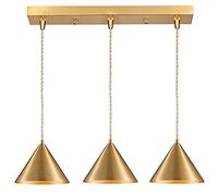 ksxnkhk Lustre, lumières LED épaississantes Alloplast Europe du Nord Chambre à Coucher Suspension Belle Conception Restaurant Lustre Corde réglable 100 cm Bar Lampe Suspendue Luminaires (T