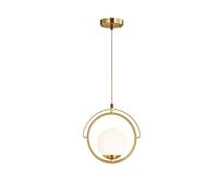 ksxnkhk Lustre, lumières LED rétro et Simple E27 Lustre en Laiton Noyer en Forme de Goutte d'eau Lampe Suspendue en Verre Lampe Suspendue réglable