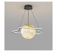 ksxnkhk Lustre Lumineux, lustres Modernes LED, Lampe de Lustre Moderne Simple et Moderne - Planet Northern Europe Lamp Restaurant Salon Chambre Moon Chandelier Ball Modern LED Chand