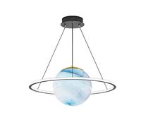 ksxnkhk Lustre Lumineux, lustres Modernes LED, Lampe de Lustre Moderne Simple et Moderne - Planet Northern Europe Lamp Restaurant Salon Chambre Moon Chandelier Ball Modern LED Chand