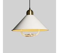 ksxnkhk Lustre Moderne, lustres industriels aux Couleurs Tendance, luminaires Suspendus en Fer personnalisés - Lampe Suspendue réglable en métal Macaron (Blanc, 1)