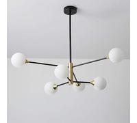 ksxnkhk Lustre Spoutnik en métal, Lampe de Plafond Suspendue, Couloir, Salon