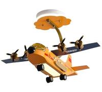 ksxnkhk Lustres d'avion pour Enfants pour Chambres à Coucher, Grand plafonnier Suspendu avec télécommande, luminaire LED à intensité Variable, pour crèche, garçons et Filles, Chambre d'enf