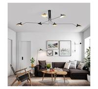 ksxnkhk Lustres, plafonniers Nordiques Modernes en Fer pour Salon, Chambre à Coucher, luminaires Suspendus, luminaires industriels pour la Maison, Style Art déco (3 Couleurs réglables, NOI